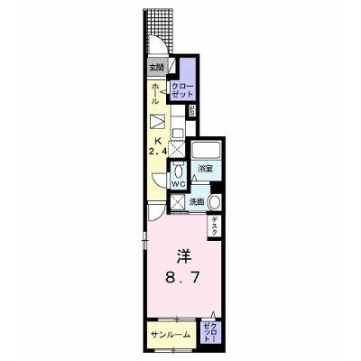 グランツＹＨ　Ⅲ 106【管理NO：1-026424403-01060】 ★家具家電は申し込み後に搬入します 2026年08月上旬入居可能の物件画像