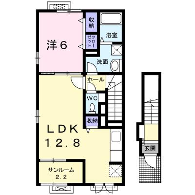 コッティあざみ 201【管理NO：1-023249001-02010】 ★家具家電は申し込み後に搬入します 2026年07月下旬入居可能の物件画像