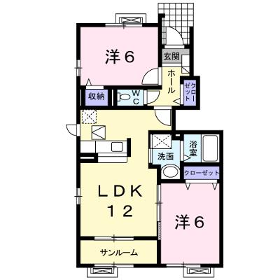 ブランシェスⅡ 102【管理NO：1-015307401-01020】 ★家具家電は申し込み後に搬入します 2026年08月上旬入居可能の物件画像