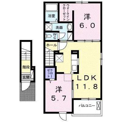 トリニティ岩村田　Ⅱ 204【管理NO：1-023561702-02040】 ★家具家電は申し込み後に搬入します★ ★2026年10月下旬入居可能★の物件画像