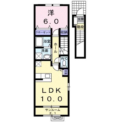 イースト　スプリング 201【管理NO：1-017525101-02010】 ★家具家電は申し込み後に搬入しますの物件画像