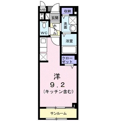 アンソレイユＡ 203【管理NO：1-015848201-02030】 ★家具家電は申し込み後に搬入します 2026年08月上旬入居可能の物件画像