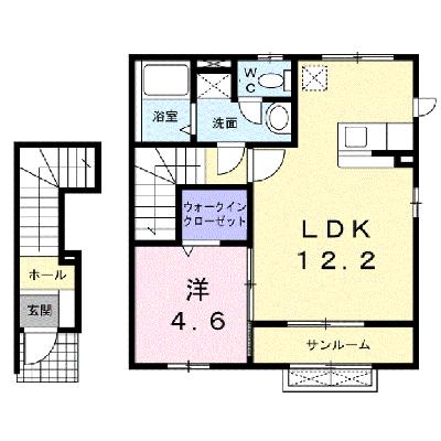 イーザ 202【管理NO：1-017049201-02020】 2026年08月上旬入居可能の物件画像