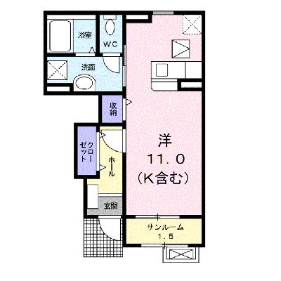 カーサ・ベル 102【管理NO：1-020491101-01020】 ★家具家電は申し込み後に搬入します 2026年07月下旬入居可能の物件画像