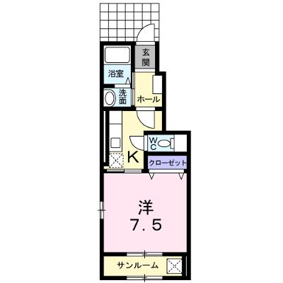 ジェルメⅠ 103【管理NO：1-018079101-01030】 ★家具家電は申し込み後に搬入します 2026年08月中旬入居可能の物件画像