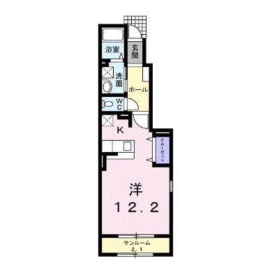 ハーティネスⅡ 101【管理NO：1-019194002-01010】 ★家具家電は申し込み後に搬入しますの物件画像