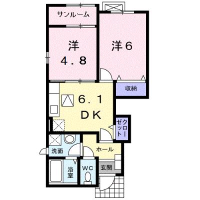 ジュール　フェリエ 103【管理NO：1-017690601-01030】 ★家具家電は申し込み後に搬入します 2026年08月上旬入居可能の物件画像