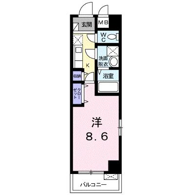 メゾン　ド　サクラ 401【管理NO：1-016587101-04010】 ★家具家電は申し込み後に搬入します 2026年08月下旬入居可能の物件画像