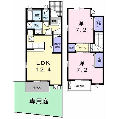 レインツリー　二番館 104【管理NO：1-016569001-01040】 ★家具家電は申し込み後に搬入します 2026年07月下旬入居可能の物件画像