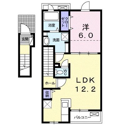 トイロハイツ藤Ⅰ 202【管理NO：1-024968301-02020】 2026年08月中旬入居可能の物件画像