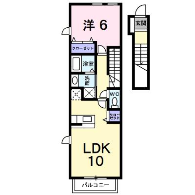 サニーグランツＡ 204【管理NO：1-014865701-02040】 ★家具家電は申し込み後に搬入しますの物件画像