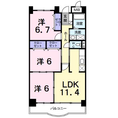 エクセレント甲府 502【管理NO：1-013626601-05020】 2026年08月中旬入居可能の物件画像