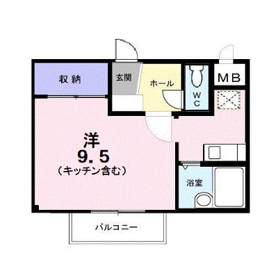 ドエル．ハナワ 201【管理NO：1-007837801-02010】 ★家具家電は申し込み後に搬入します 2026年07月下旬入居可能の物件画像