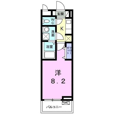 メゾン　ブランシェ 305【管理NO：1-021992601-03050】 ★家具家電は申し込み後に搬入します 2026年08月上旬入居可能の物件画像