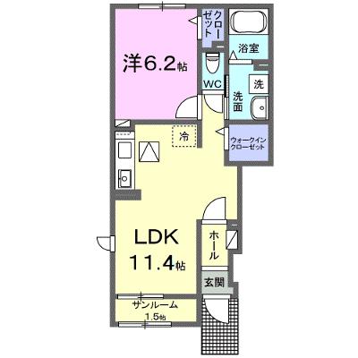 むくつる 101【管理NO：1-027903901-01010】 ★家具家電は申し込み後に搬入しますの物件画像