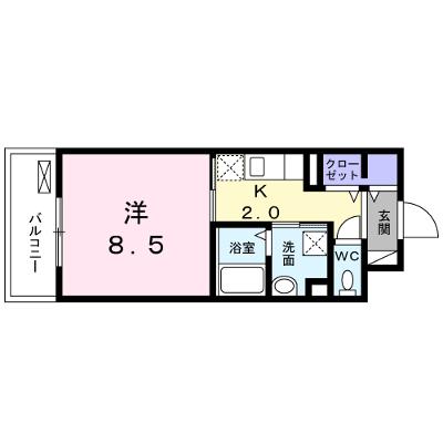 デライトコート・Ⅷ 202【管理NO：1-024742401-02020】 ★家具家電は申し込み後に搬入します 2026年08月中旬入居可能の物件画像