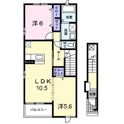 ウェル・ストーン・ヴィレッジⅡ 201【管理NO：1-015879401-02010】 ★家具家電は申し込み後に搬入します 2026年08月下旬入居可能の物件画像