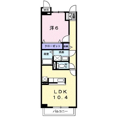 エスポアメゾンⅡ 102【管理NO：1-016113901-01020】 ★家具家電は申し込み後に搬入します 2026年08月中旬入居可能の物件画像