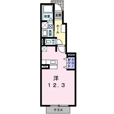 フローラルクラベール 101【管理NO：1-011978301-01010】 ★家具家電は申し込み後に搬入します★の物件画像