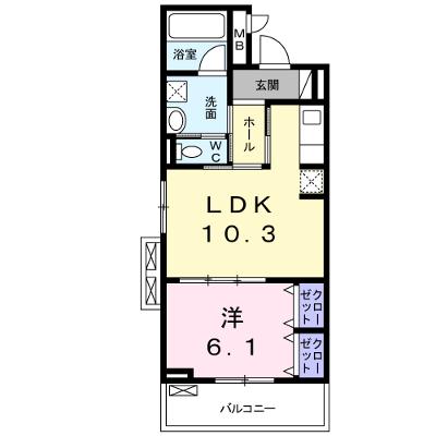 ソル 207【管理NO：1-024988301-02060】 ★家具家電は申し込み後に搬入します 2026年08月上旬入居可能の物件画像