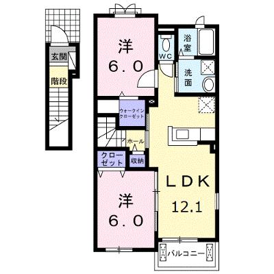 Ｆｒｉｓｃｈ　Ｈｅｉｍ　Ａ 201【管理NO：1-019134601-02010】 ★家具家電は申し込み後に搬入します 2026年08月下旬入居可能の物件画像