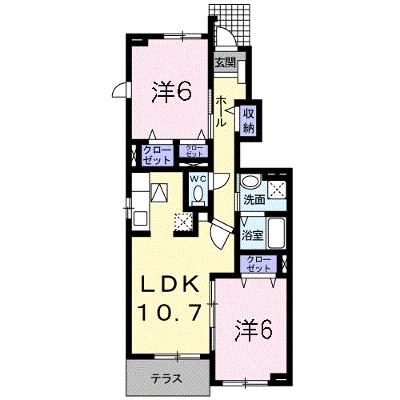 メゾンドジョリ 105【管理NO：1-016802601-01040】 ★家具家電は申し込み後に搬入します 2026年07月上旬入居可能の物件画像