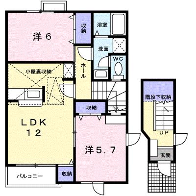 ラフィナートＢ 202【管理NO：1-011823802-02020】 ★家具家電は申し込み後に搬入します★の物件画像
