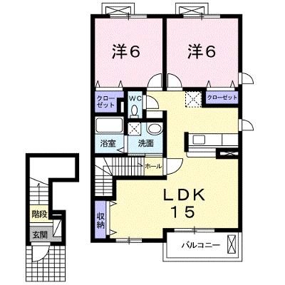 ヴィラルミエ－ル 205【管理NO：1-015719501-02040】 ★家具家電は申し込み後に搬入します★ ★2026年08月中旬入居可能★の物件画像