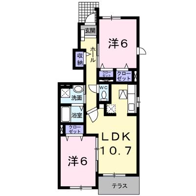 ガーデン　ハウス　緑丘Ｃ 101【管理NO：1-015100503-01010】 ★家具家電は申し込み後に搬入します 2026年08月中旬入居可能の物件画像