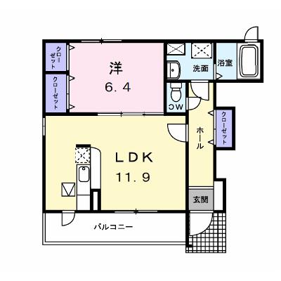 グラース渡 101【管理NO：1-017016201-01010】 ★家具家電は申し込み後に搬入します 2026年09月上旬入居可能の物件画像