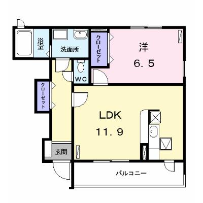 Ｅｔｅｒｎａｌ　牛立　Ｓ 102【管理NO：1-014803702-01020】 ★家具家電は申し込み後に搬入します 2026年08月中旬入居可能の物件画像