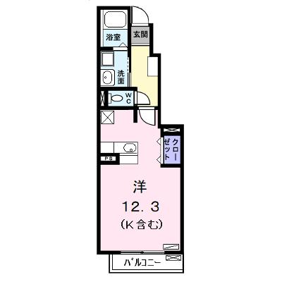 クレア　デ　メゾン 102【管理NO：1-012170901-01020】 ★家具家電は申し込み後に搬入します 2026年07月下旬入居可能の物件画像
