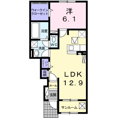 メゾンド　ル　マロン 102【管理NO：1-025328701-01020】 2026年07月上旬入居可能の物件画像