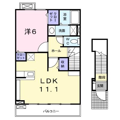 クリア　ストリーム 201【管理NO：1-015553601-02010】 ★家具家電は申し込み後に搬入します 2026年08月中旬入居可能の物件画像