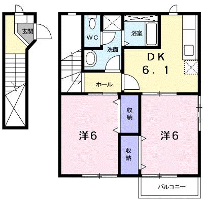 エクセレントハイツＣ 201【管理NO：1-007920203-02010】 ★家具家電は申し込み後に搬入します 2026年08月上旬入居可能の物件画像
