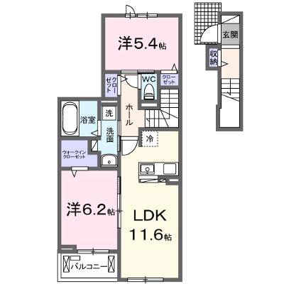 リバーサイド西山 203【管理NO：1-027583801-02030】 ★家具家電は申し込み後に搬入します 2026年11月上旬入居可能の物件画像
