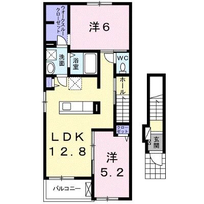 ドルチェ 201【管理NO：1-023045001-02010】 ★家具家電は申し込み後に搬入します 2026年07月中旬入居可能の物件画像