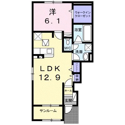 スマイルパティオＢ 101【管理NO：1-025096402-01010】 ★家具家電は申し込み後に搬入します 2026年08月中旬入居可能の物件画像