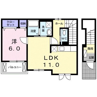 サニーヒル参番館 203【管理NO：1-020145101-02030】 ★家具家電は申し込み後に搬入します 2026年08月下旬入居可能の物件画像