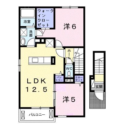 シーダーパルⅡ 201【管理NO：1-021340001-02010】 ★家具家電は申し込み後に搬入します★の物件画像