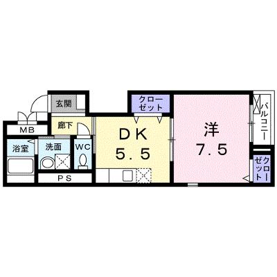 フラット黒門 202【管理NO：1-019828701-02020】 ★家具家電は申し込み後に搬入します 2026年07月上旬入居可能の物件画像
