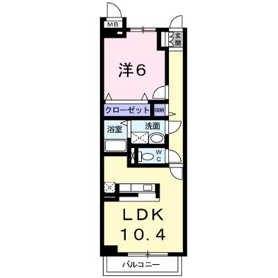 ラルジュ西金ヶ崎 102【管理NO：1-020307301-01020】 2026年08月上旬入居可能の物件画像