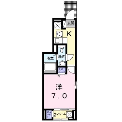 Ｆｌｏｕｒｉｓｈ 101【管理NO：1-021497901-01010】 ★家具家電は申し込み後に搬入します 2026年07月中旬入居可能の物件画像