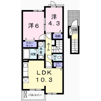 エスペランサ香寺 204【管理NO：1-021156501-02040】 ★家具家電は申し込み後に搬入します 2026年08月上旬入居可能の物件画像