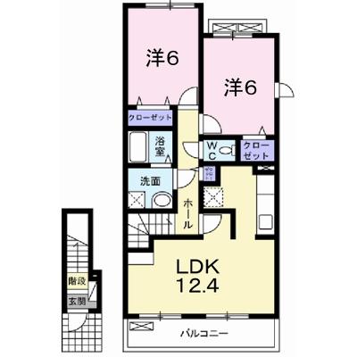 パレ　ドゥールＣ 203【管理NO：1-016024003-02030】 ★家具家電は申し込み後に搬入します 2026年08月上旬入居可能の物件画像