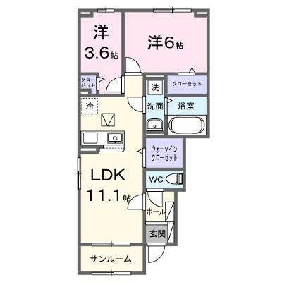 メゾン・ルリアン 101【管理NO：1-028769501-01010】 ★家具家電は申し込み後に搬入します 2026年10月下旬入居可能の物件画像