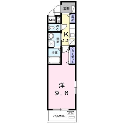 オーヴェスト　アンビエンテ　Ⅱ 201【管理NO：1-026299201-02010】 ★家具家電は申し込み後に搬入しますの物件画像