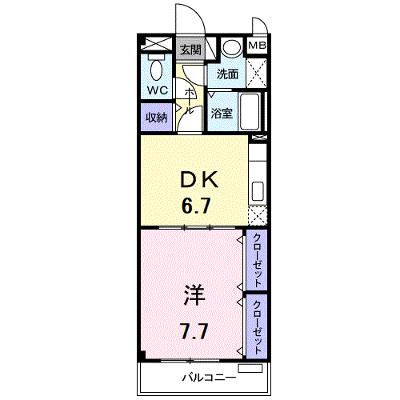 ＳｕｎＣｌａｉｒＹｏｓｈｉｎｏ 105【管理NO：1-014434401-01040】 ★家具家電は申し込み後に搬入します★の物件画像