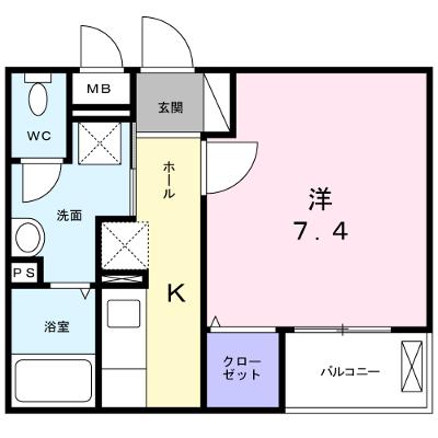 シェーネ 205【管理NO：1-023023001-02040】 ★家具家電は申し込み後に搬入します 2026年08月中旬入居可能の物件画像
