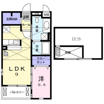 エヴァーハイム 206【管理NO：1-014942101-02050】 ★家具家電は申し込み後に搬入します★の物件画像